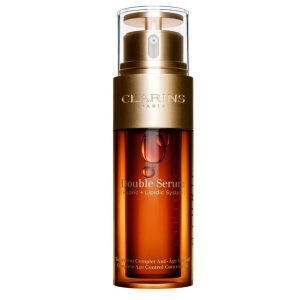دابل سرم ضد پیری کلارنس | کنسانتره صاف کننده و کنترل پیری پوست | 50 میل