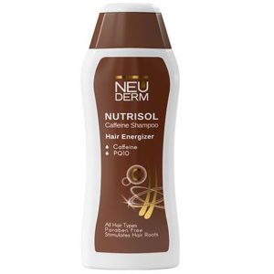 شامپو ضد ریزش مو نوتریسل کافئین نئودرم|Neuderm Nutrisol Hair Shampoo