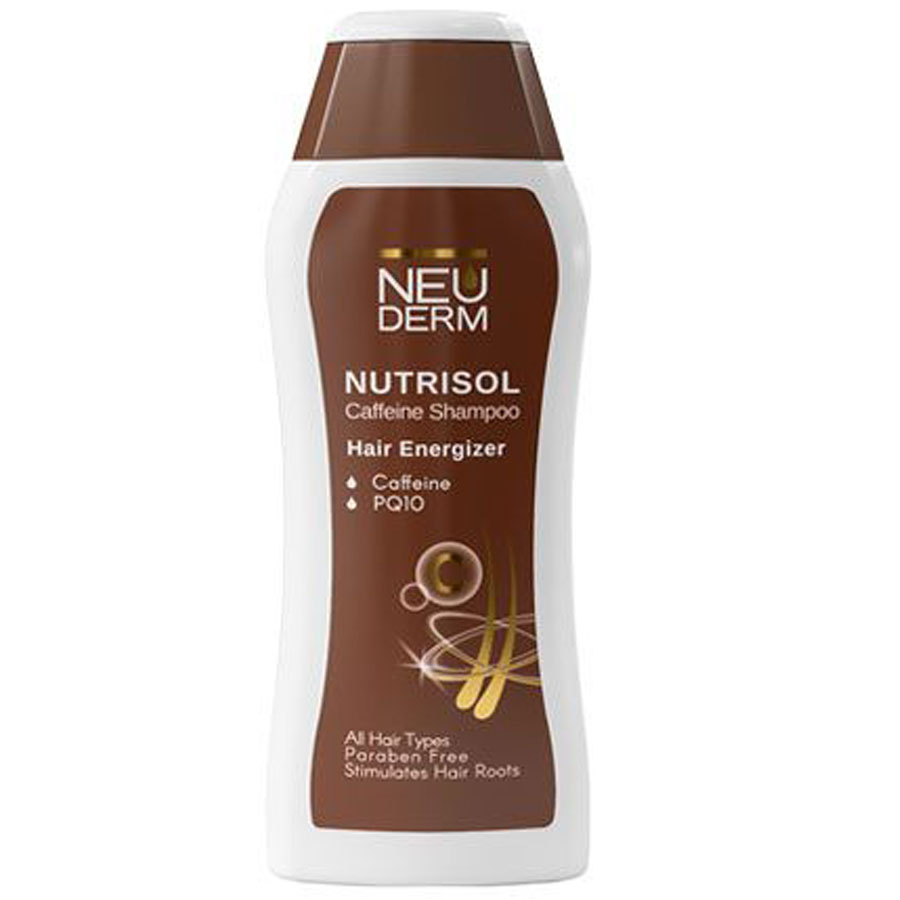 شامپو-ضد-ریزش-مو-نوتریسل-کافئین-نئودرم شامپو ضد ریزش مو نوتریسل کافئین نئودرم|Neuderm Nutrisol Hair Shampoo