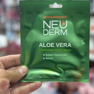 ماسک صورت ورقه ای حاوی عصاره آلوئه ورا نئودرم NEUDERM