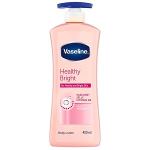 Vaseline brighteningلوسیون بدن روشن کننده وازلین مدل healthy bright حجم 400 میل body lotion, model healthy bright, volume 400 ml