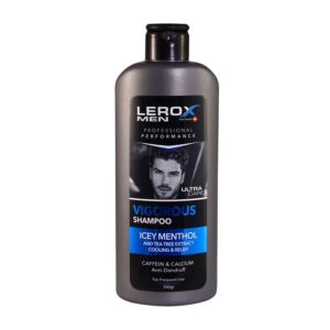شامپو مو لروکس مدل ICEY MENTHOL حجم 300 میلی لیتر